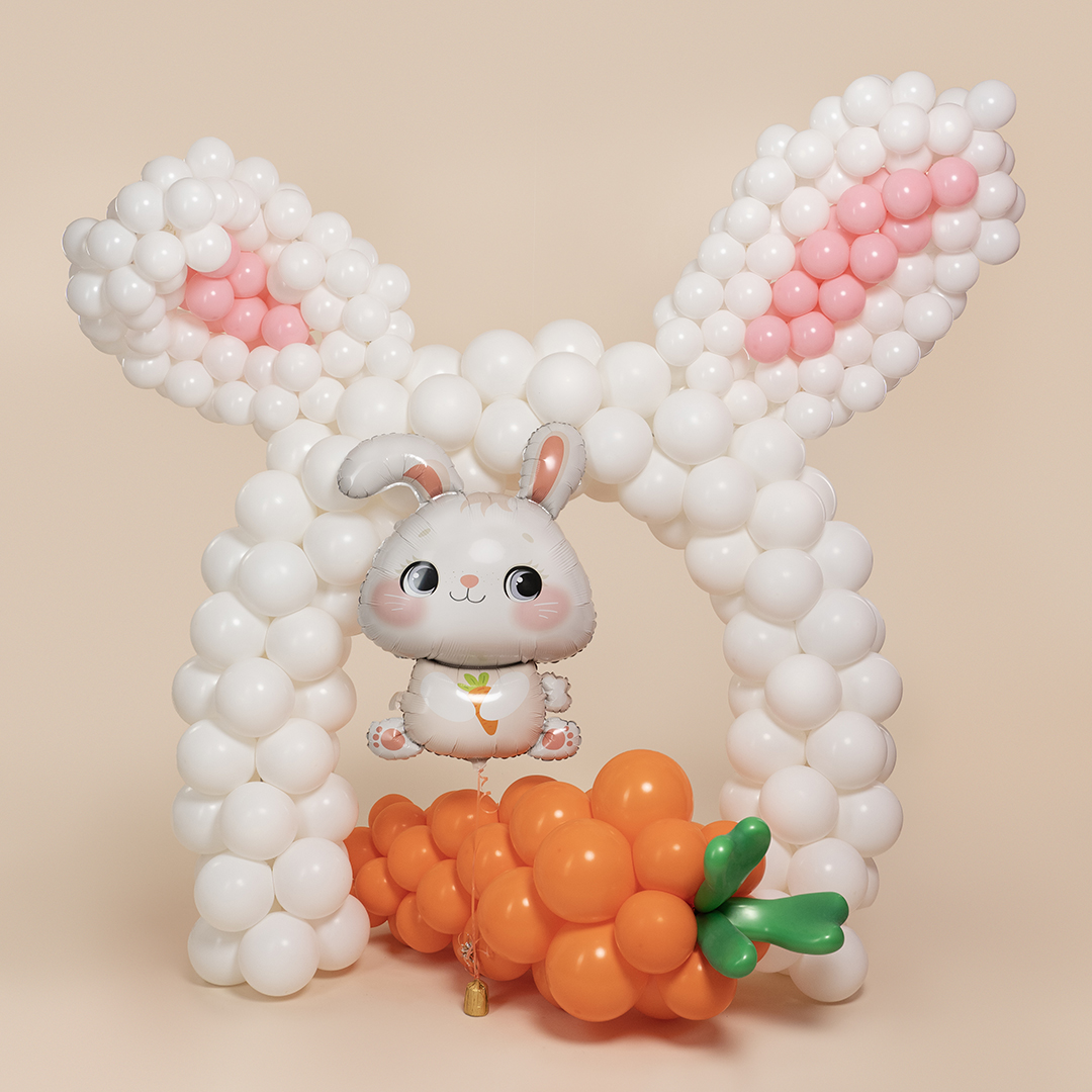 Шар (12''/30 см), Белый, пастель, 100 шт.