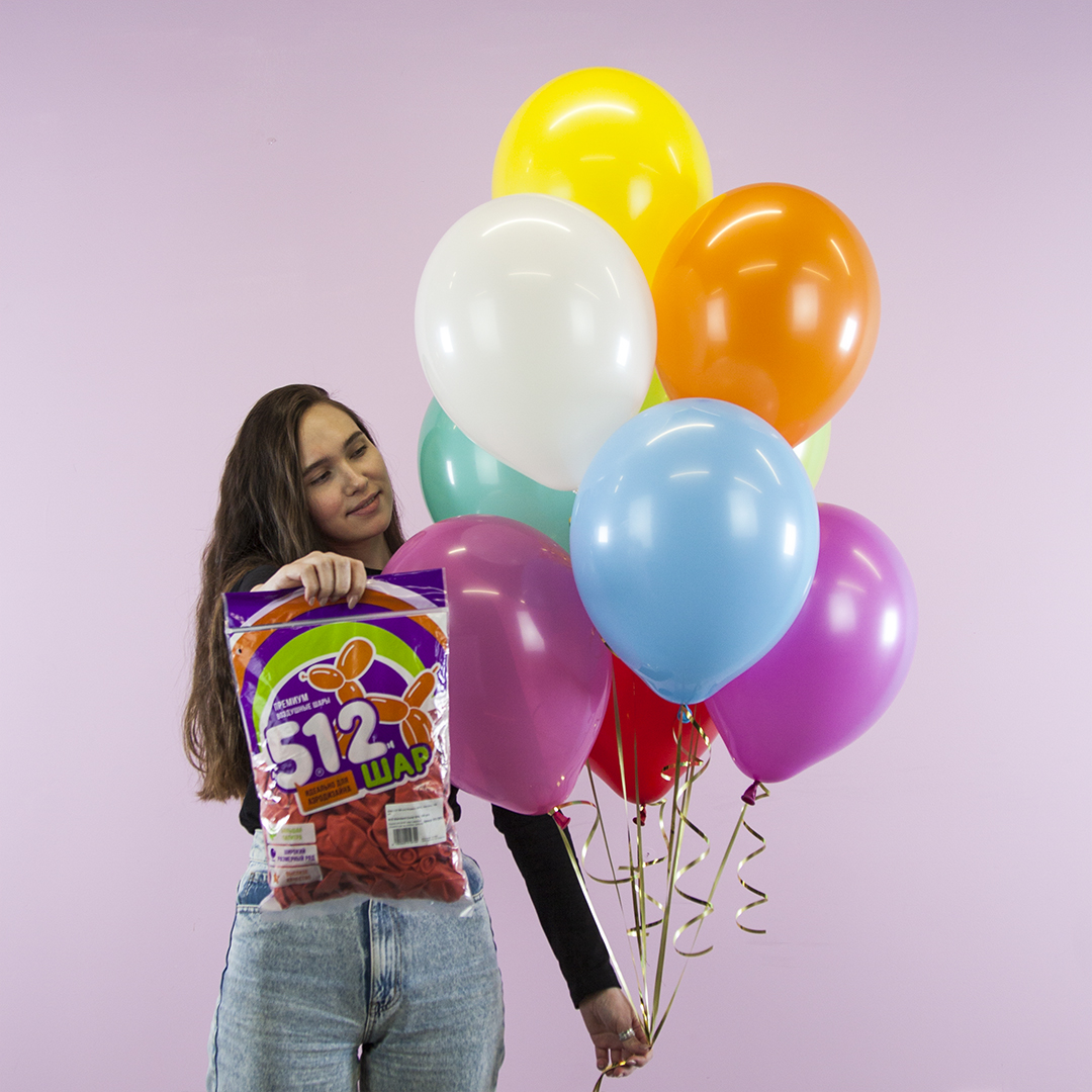 Шар (12''/30 см), Весенне-зеленый, пастель, 100 шт.