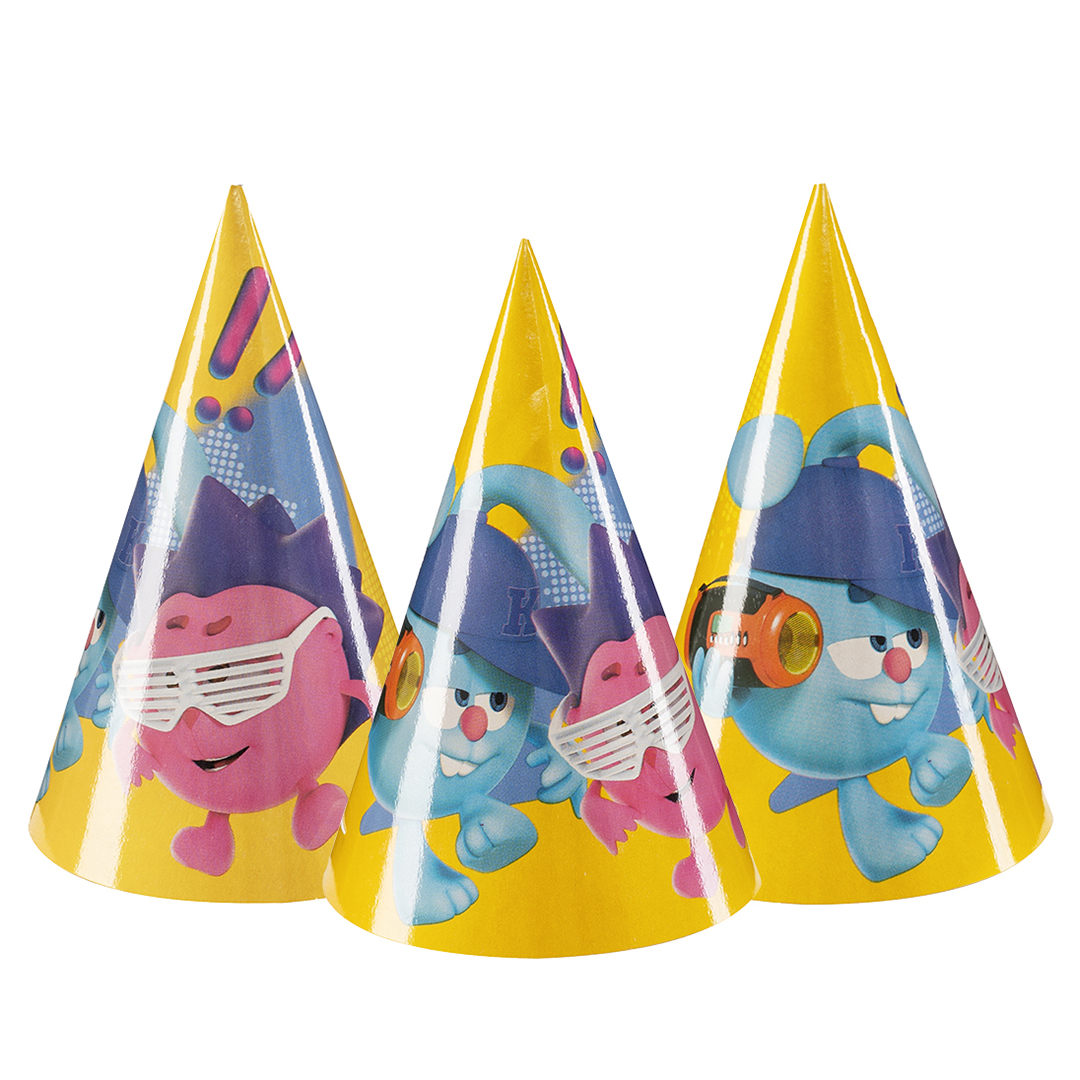 Колпаки, Смешарики, Ассорти, 6 шт. в упак. 