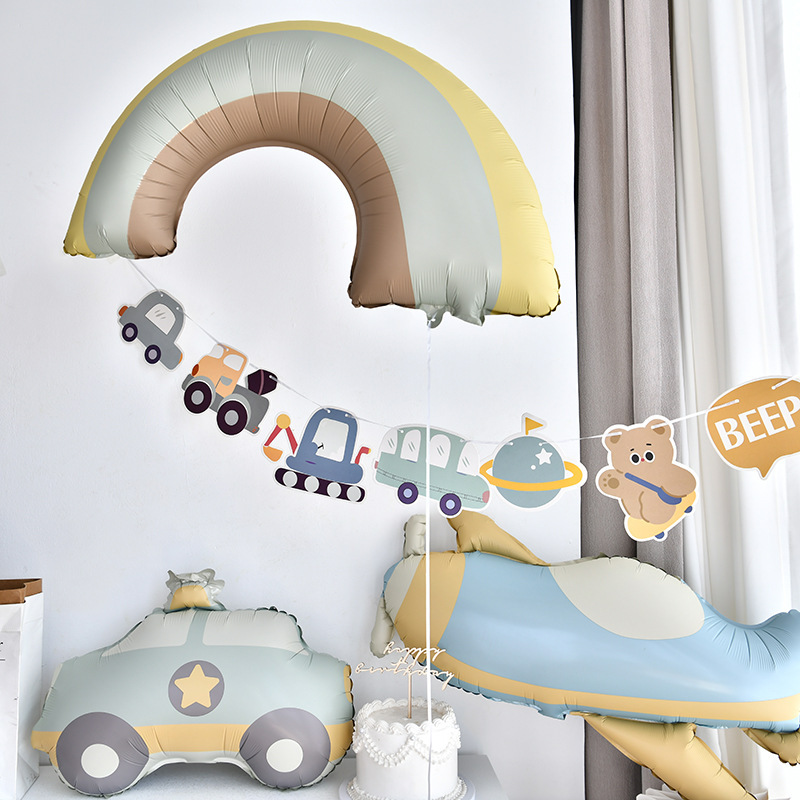 Шар (32''/81 см) Фигура, Радуга, Сатин, 1 шт.