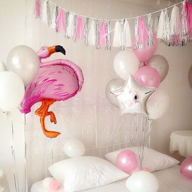 Шар (51''/130 см) Фигура, Фламинго, Розовый, 1 шт.