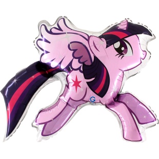 Шар (33''/84 см) Фигура, My Little Pony, Лошадка Искорка, 1 шт.