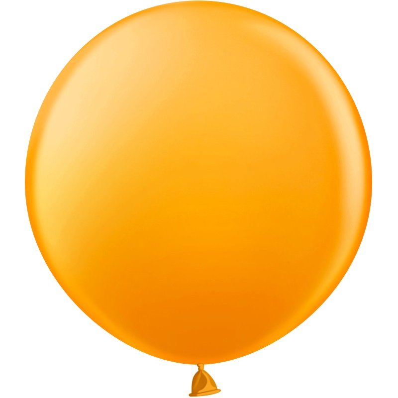 Шар (36''/91 см), Оранжевый, пастель, 3 шт.