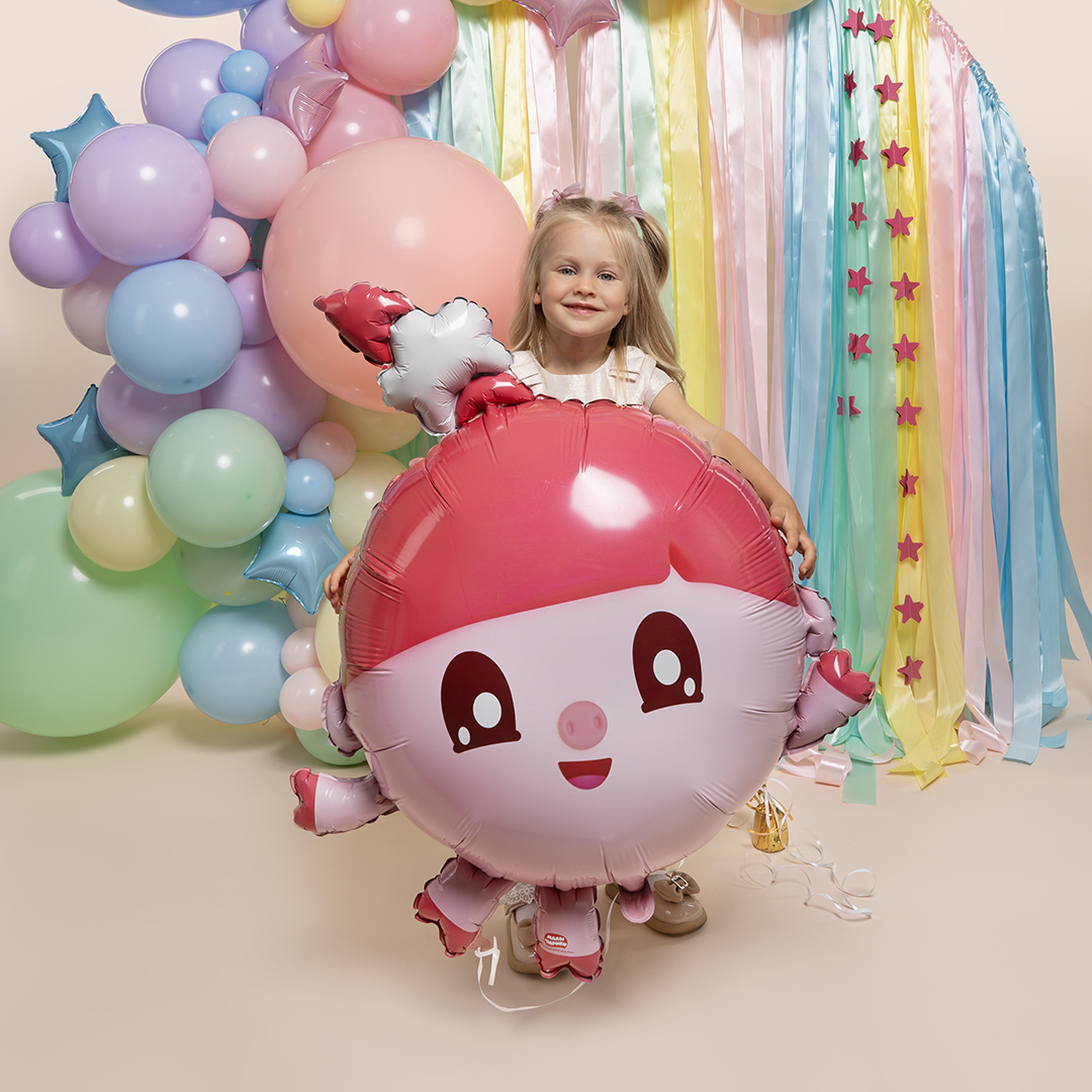Шар (36''/91 см) Фигура, Малышарики, Нюшенька, 1 шт. в уп.