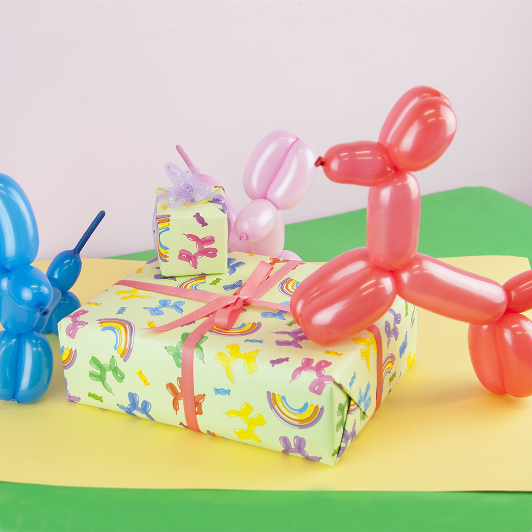 Упаковочная бумага (0,7*1 м) Собачки ШДМ, 10 шт.