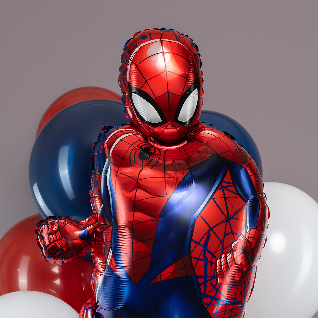 Шар (46''/117 см) Фигура, Человек Паук, 1 шт. в уп.