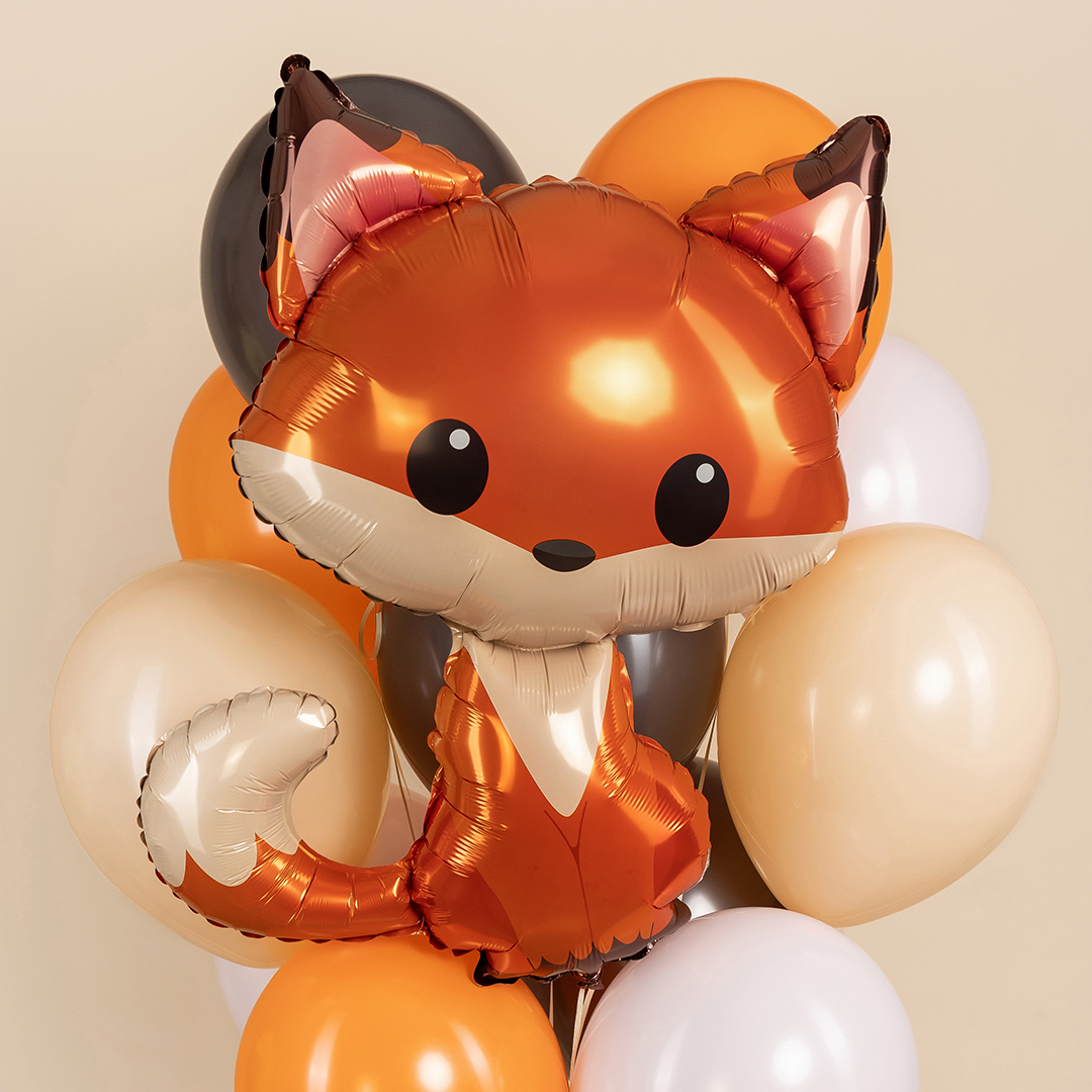 Шар (36''/91 см) Фигура, Лисенок, 1 шт.