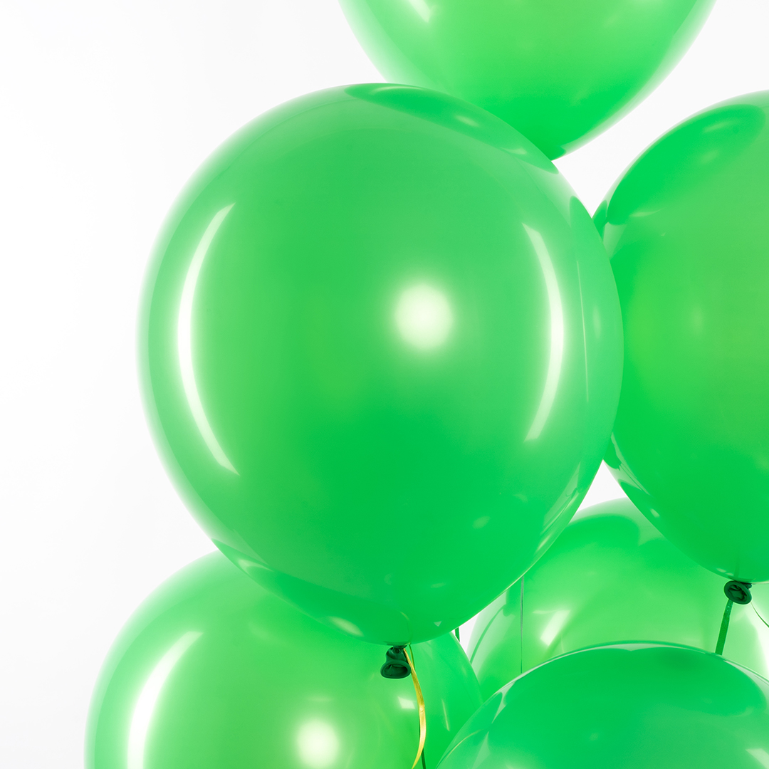 Шар (12''/30 см), Зеленый, пастель, 100 шт.