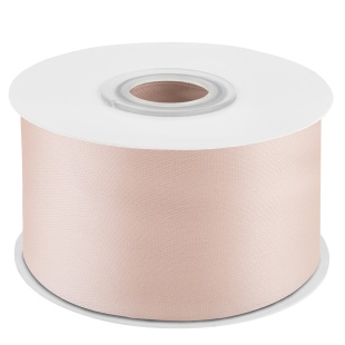 Лента атласная (3,8 см*22,85 м) Кремовый, 1 шт.