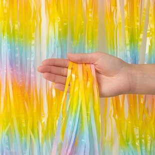 Занавес Дождик Нежная радуга, Макарунс, 100*200 см, 1 шт.