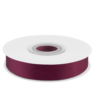 Лента атласная (1,2 см*22,85 м) Красное дерево, 1 шт.