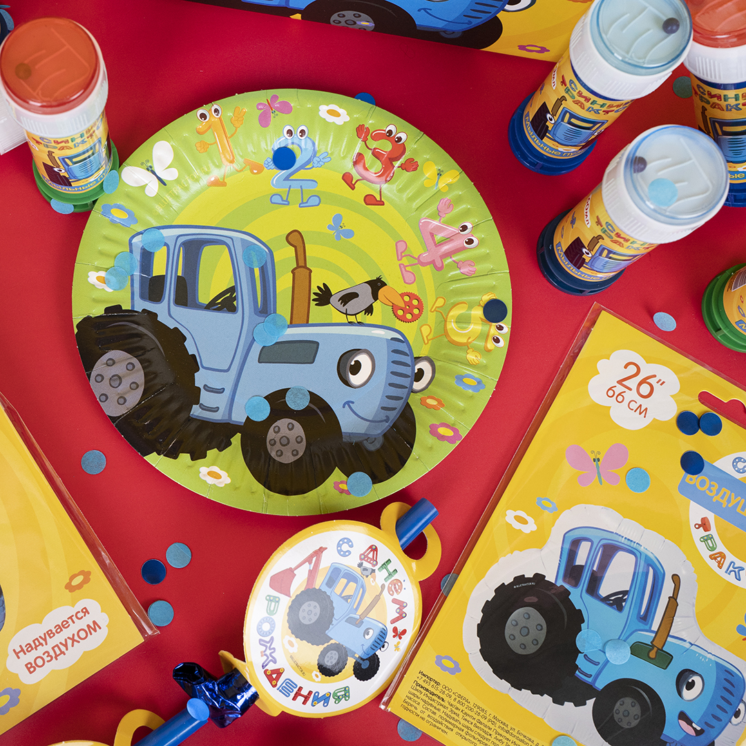 Мыльные пузыри Синий трактор, 60 мл. 36 шт.