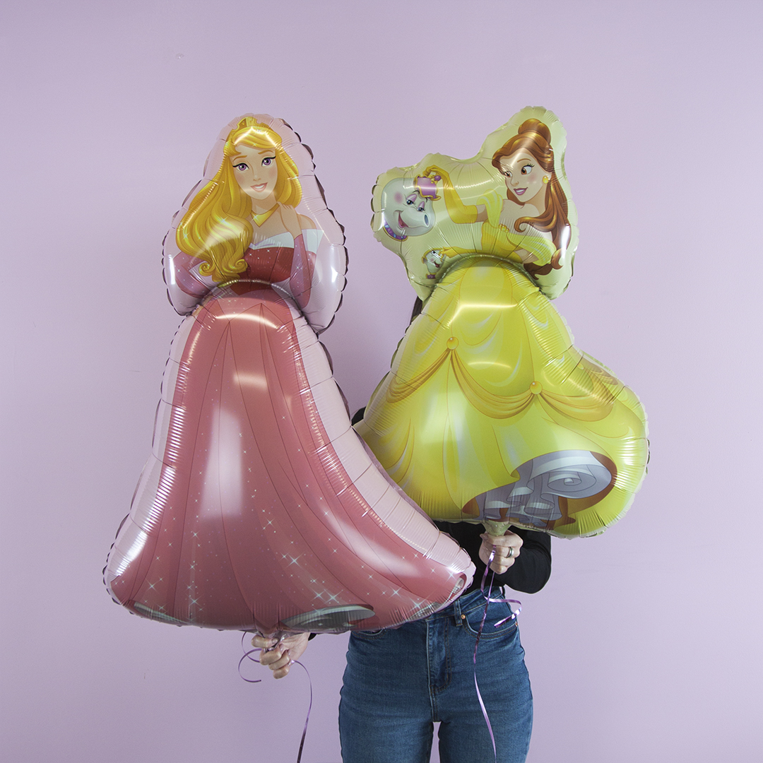Шар (37''/94 см) Фигура, Принцесса Белль, Сказочный вальс, 1 шт.