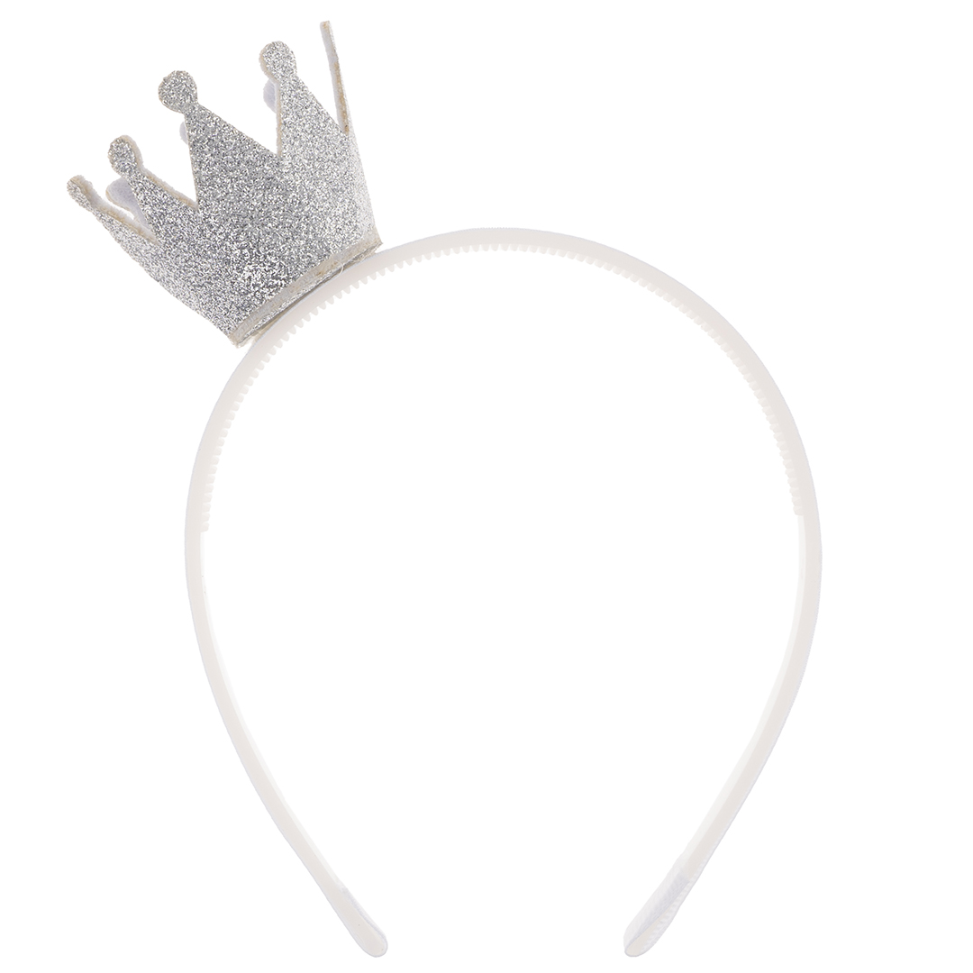 Ободок, Корона для принцессы, Серебро, 1 шт. 