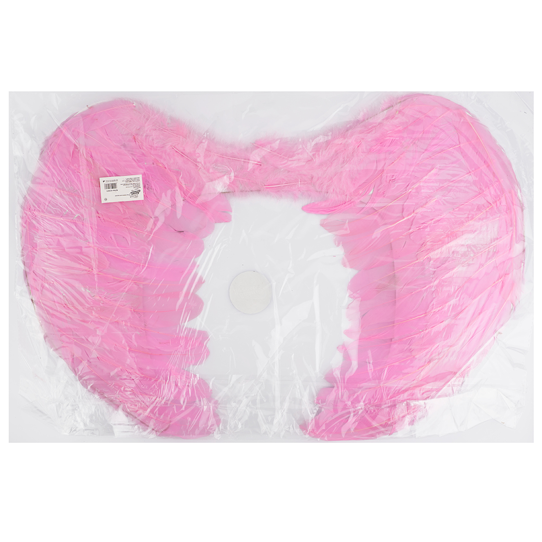 Крылья, Ангел, Размер M, Розовый, 60*45 см, 1 шт. 