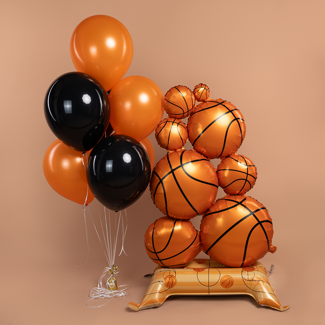 Шар 3D (59''/150 см) Фигура на подставке, Баскетбольные мячи, 1 шт. в уп.