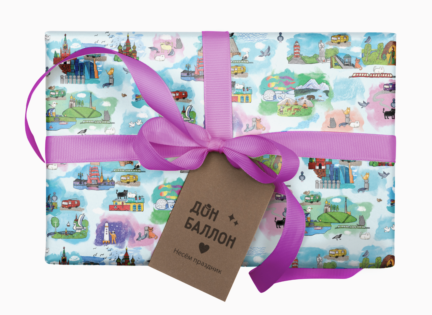 Упаковочная бумага 80гр (0,7*1 м) Россия, 10 шт.