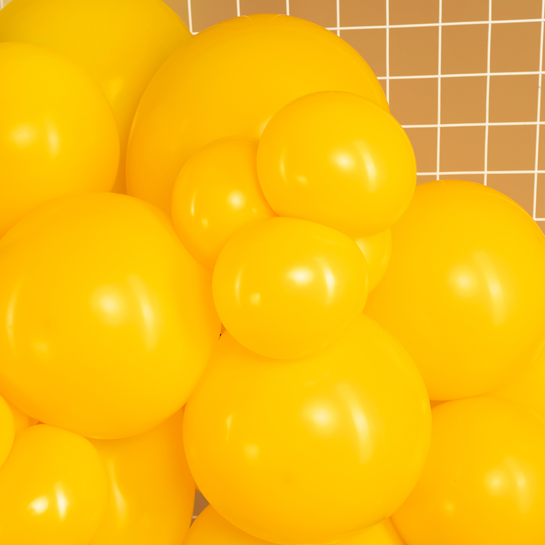 Шар (12''/30 см), Медово-желтый (021), пастель, 12 шт.