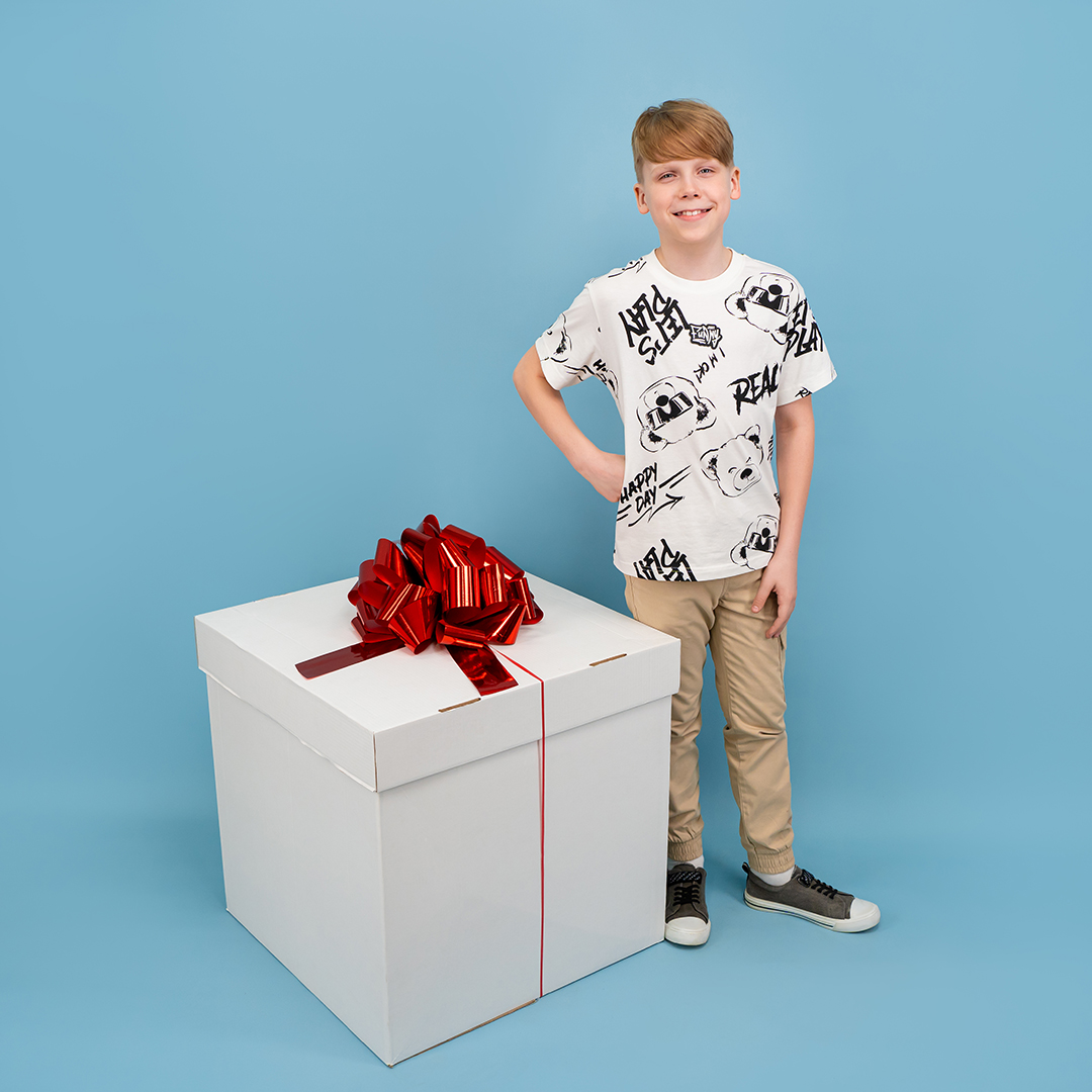 Бант Шар, Красный, Металлик, 36 см, 1 шт. в упак. 