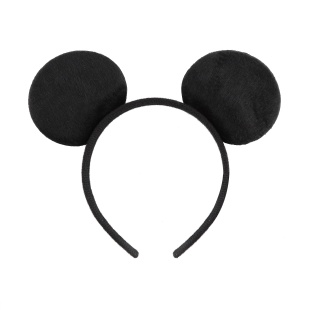 Ободок, Мышка, Черный, 1 шт. 