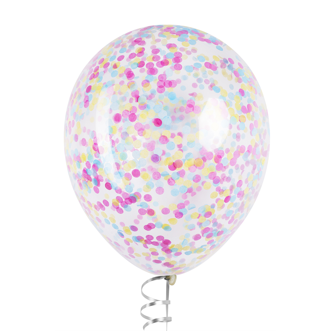 Конфетти тишью Круг, Праздничный микс, 1 см, 50 г.