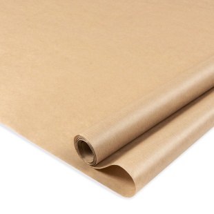 Упаковочная бумага, Крафт 40гр (0,7*10 м) Коричневый, 1 шт.