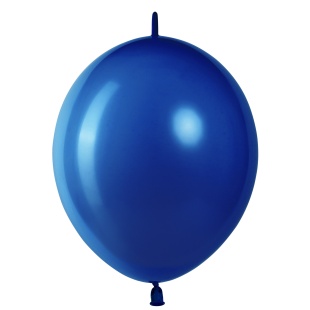 Шар (12''/30 см) Линколун, Темно-синий, пастель, 50 шт.