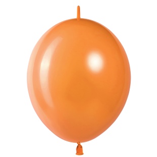 Шар (12''/30 см) Линколун, Оранжевый, пастель, 50 шт.
