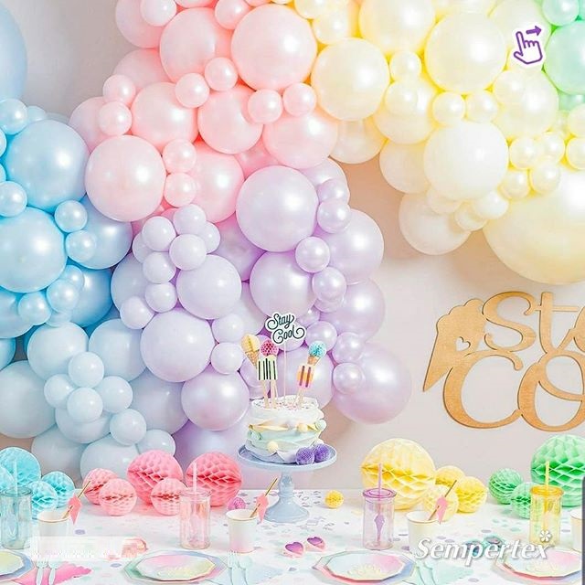 Шар (12''/30 см), Розовый (409), перламутр, 50 шт.