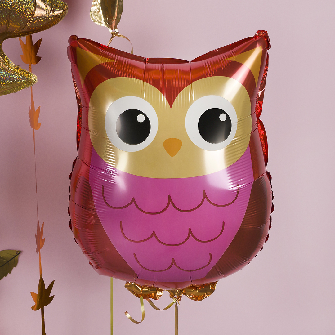 Шар (21''/53 см) Фигура, Лесная Сова, 1 шт.