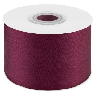 Лента атласная (5 см*22,85 м) Красное дерево, 1 шт.