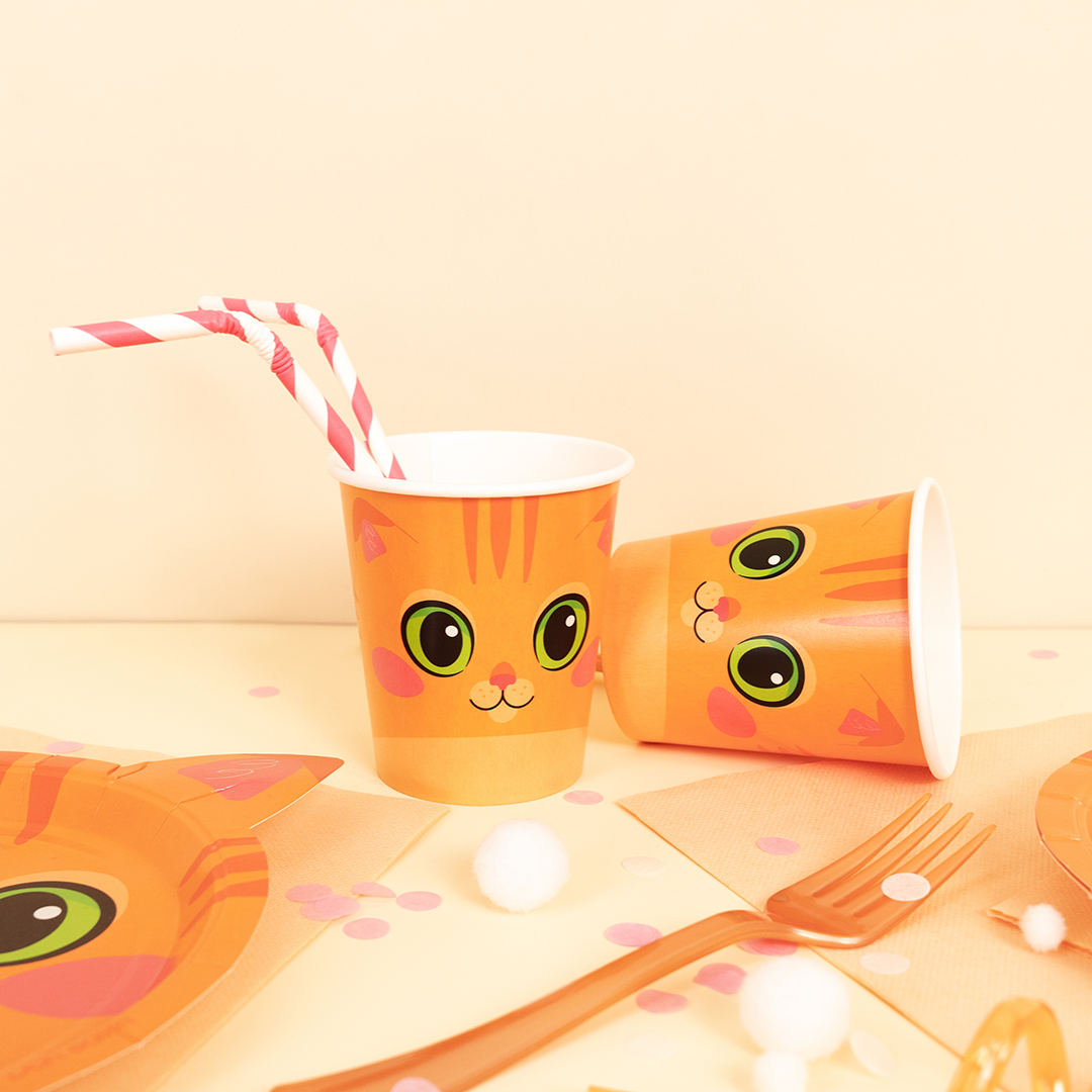 Стаканы (250 мл) Котик, 6 шт.