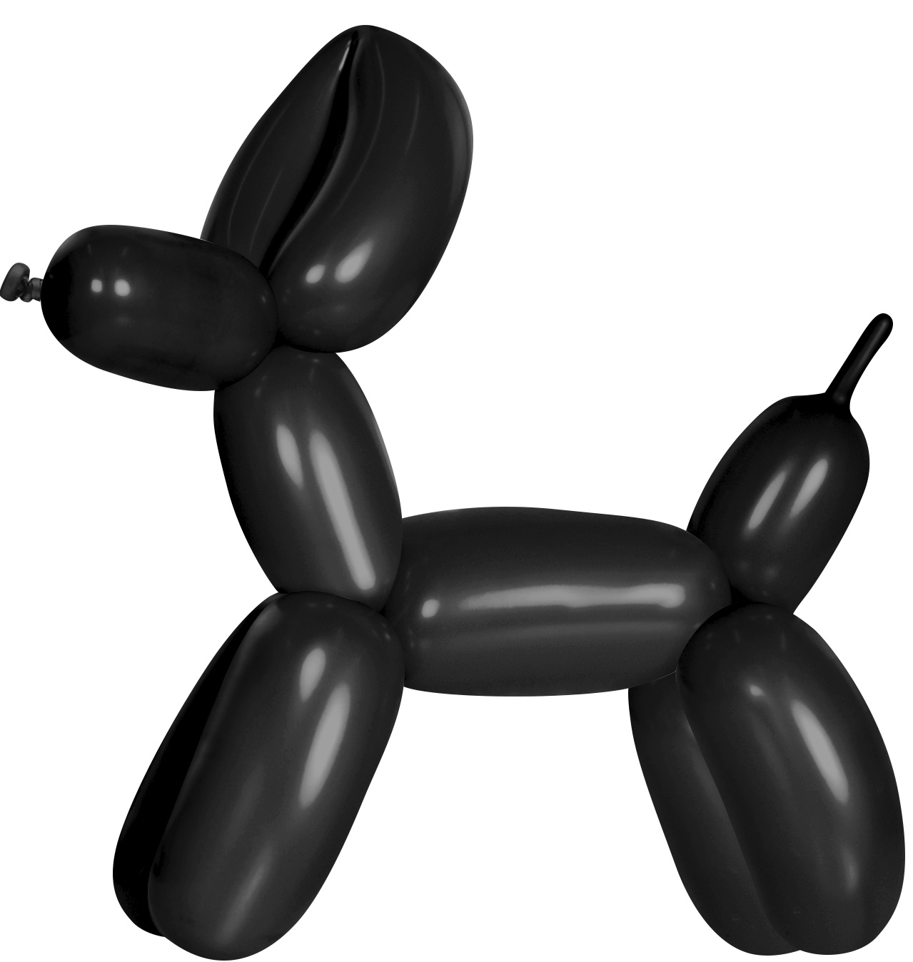 Шар (2''/5 см) ШДМ, Черный, пастель, 100 шт.