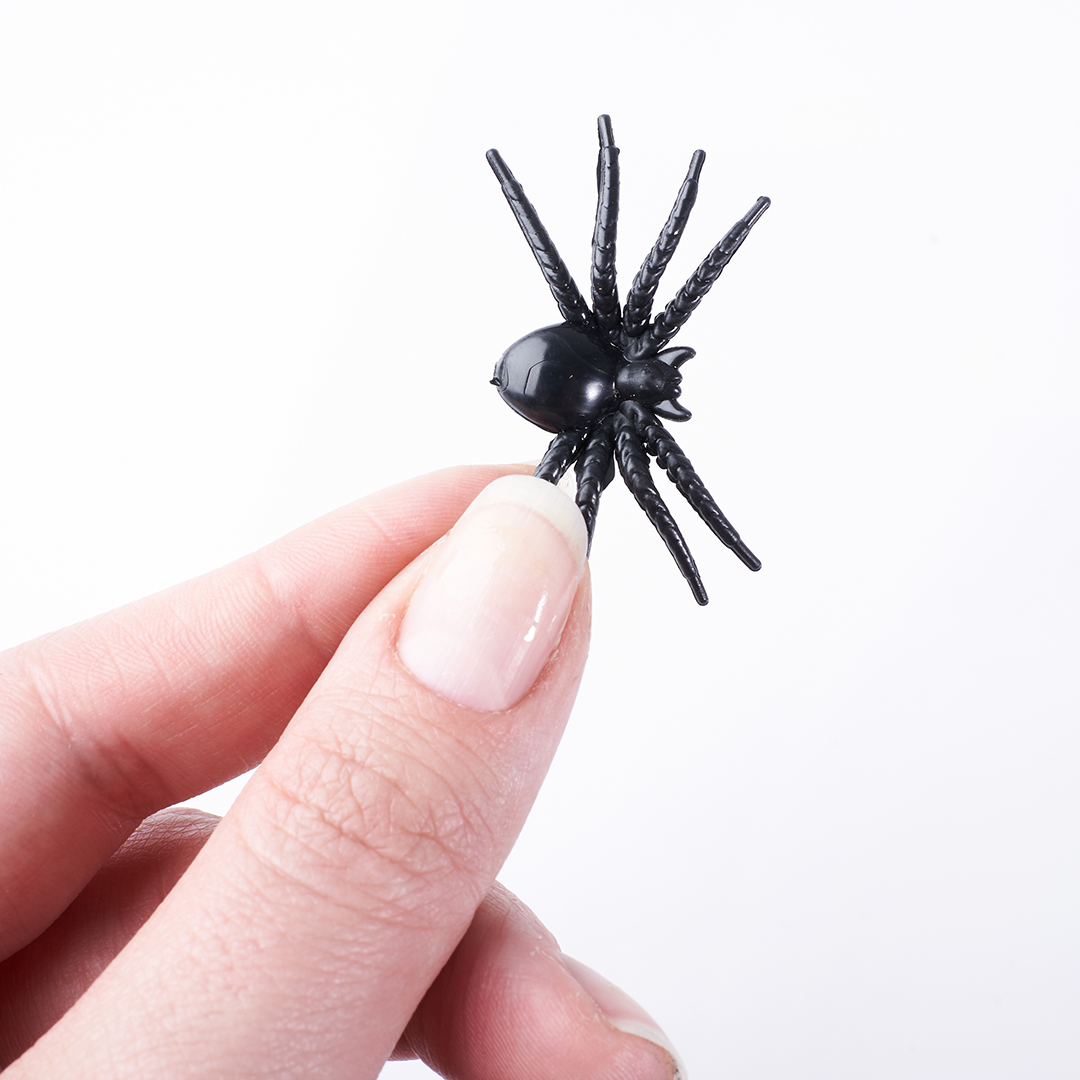 Декоративное украшение, Пауки, Черный, 4,8*2 см, 30 шт.