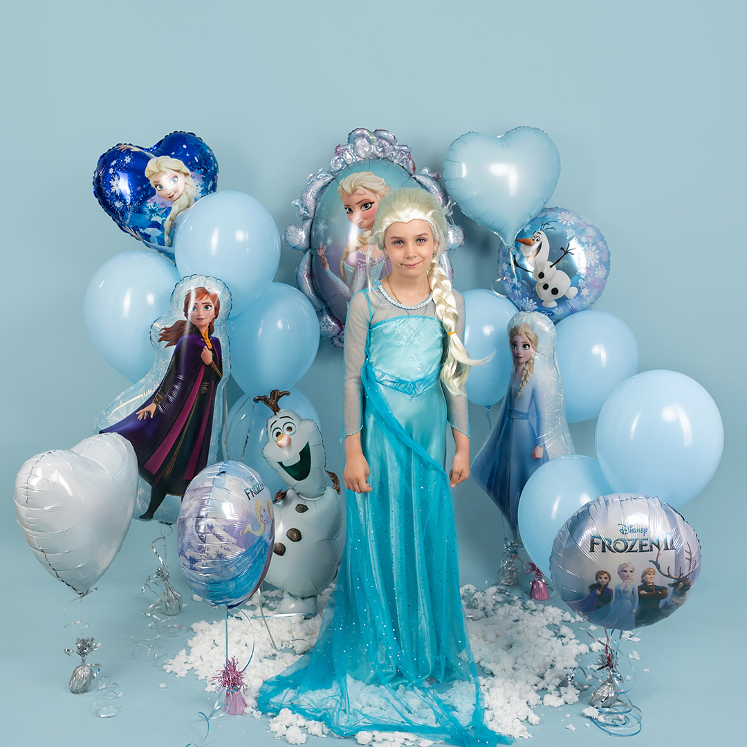 Шар (18''/46 см) Круг, Холодное сердце, Олаф, 1 шт.