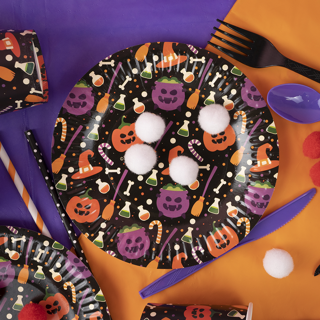 Вилки, Черный, 15 см, 10 шт. в упак. 