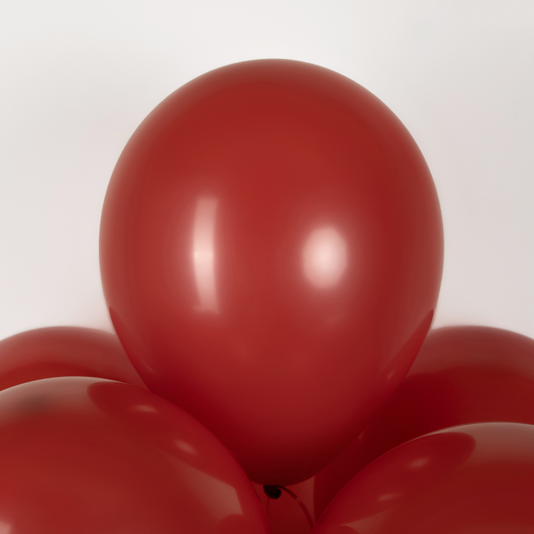 Шар (12''/30 см), Королевский красный (016), пастель, 12 шт.