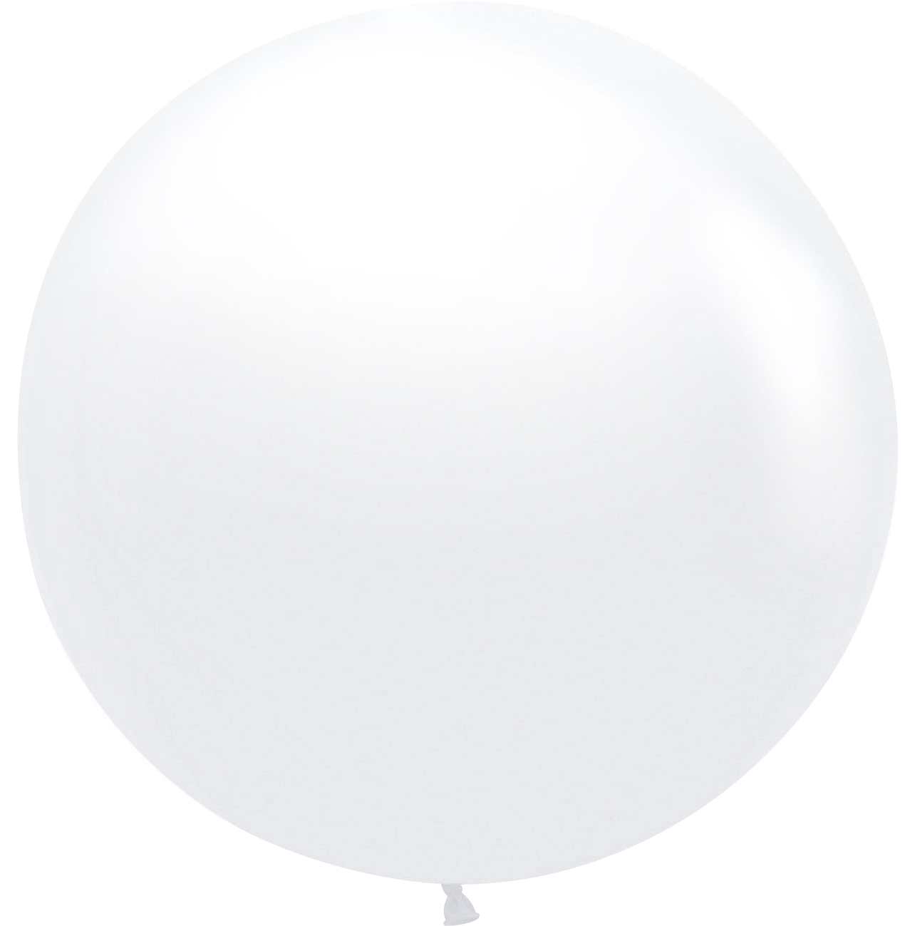Шар (24''/61 см), Белый (005), пастель, 3 шт.