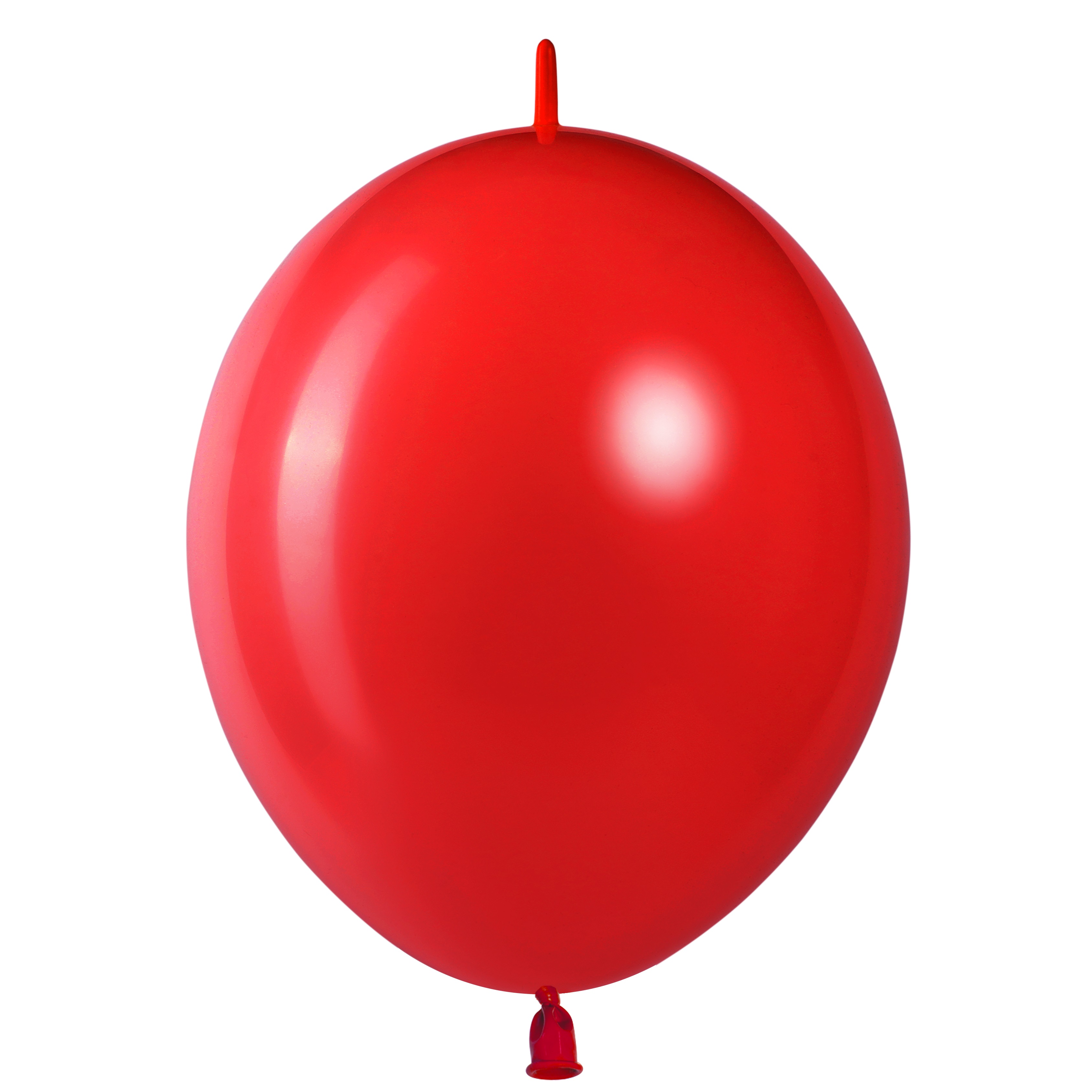 Шар (6''/15 см) Линколун, Красный, пастель, 100 шт.