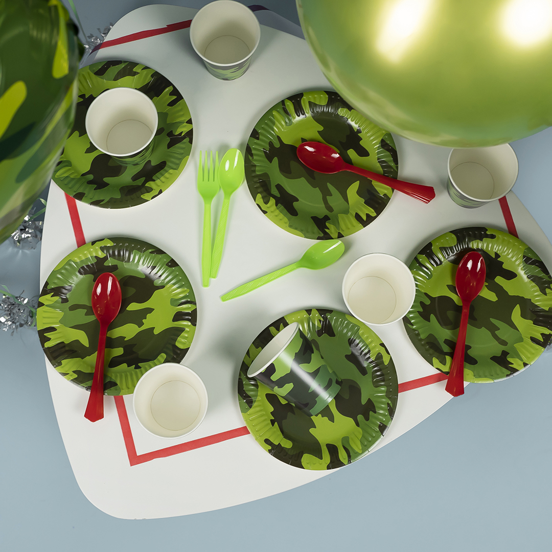 Вилки, Зеленый, 15 см, 10 шт. в упак. 