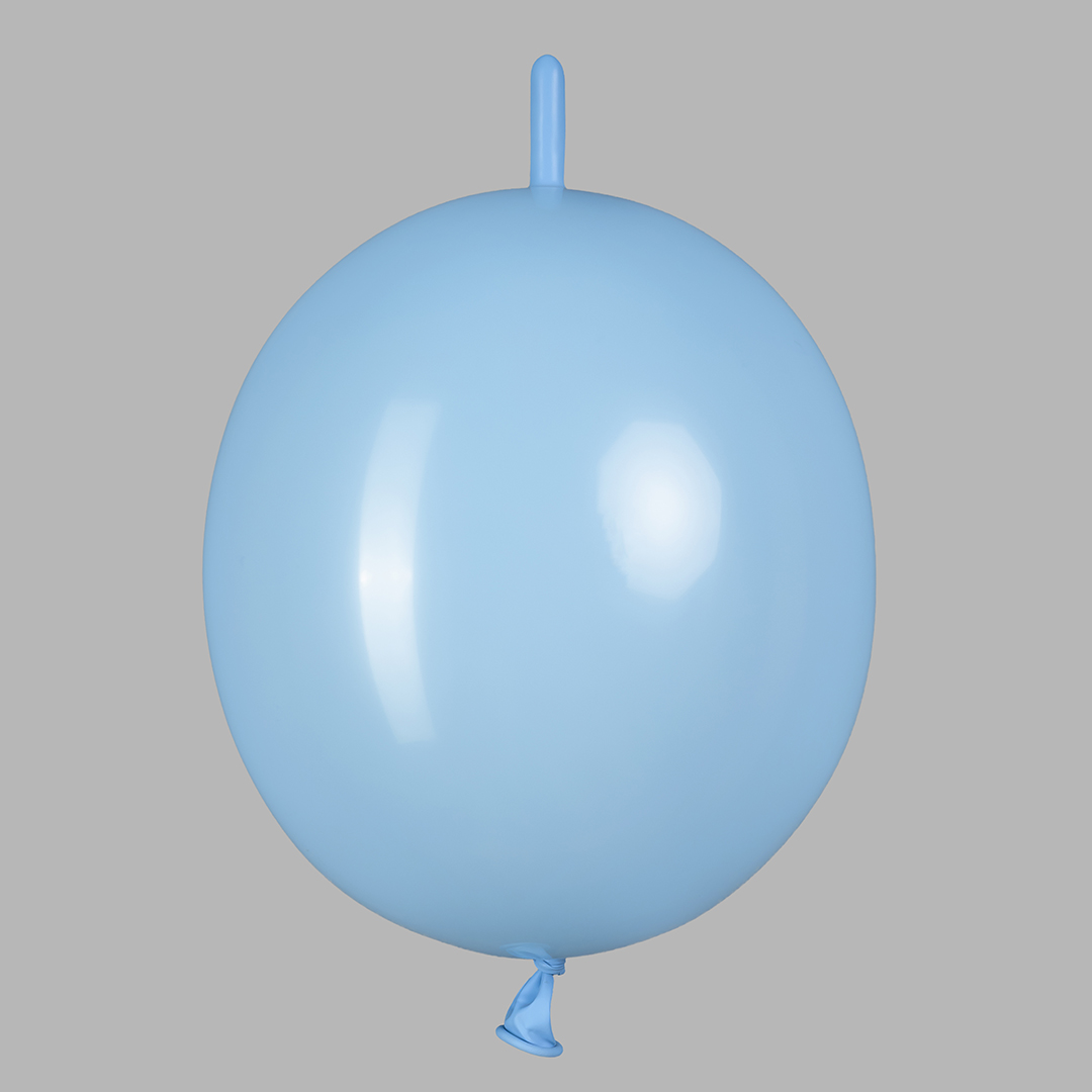 Шар (6''/15 см) Линколун, Голубой, пастель, 100 шт.