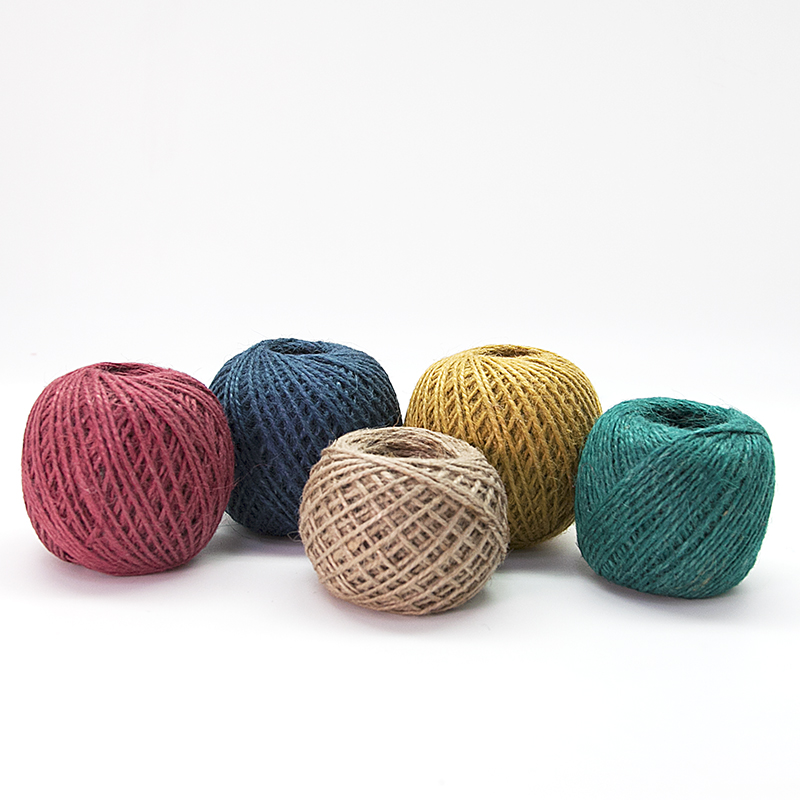 ЭКО Шпагат джутовый (100 м) 1200 текс, Синий, 1 шт.