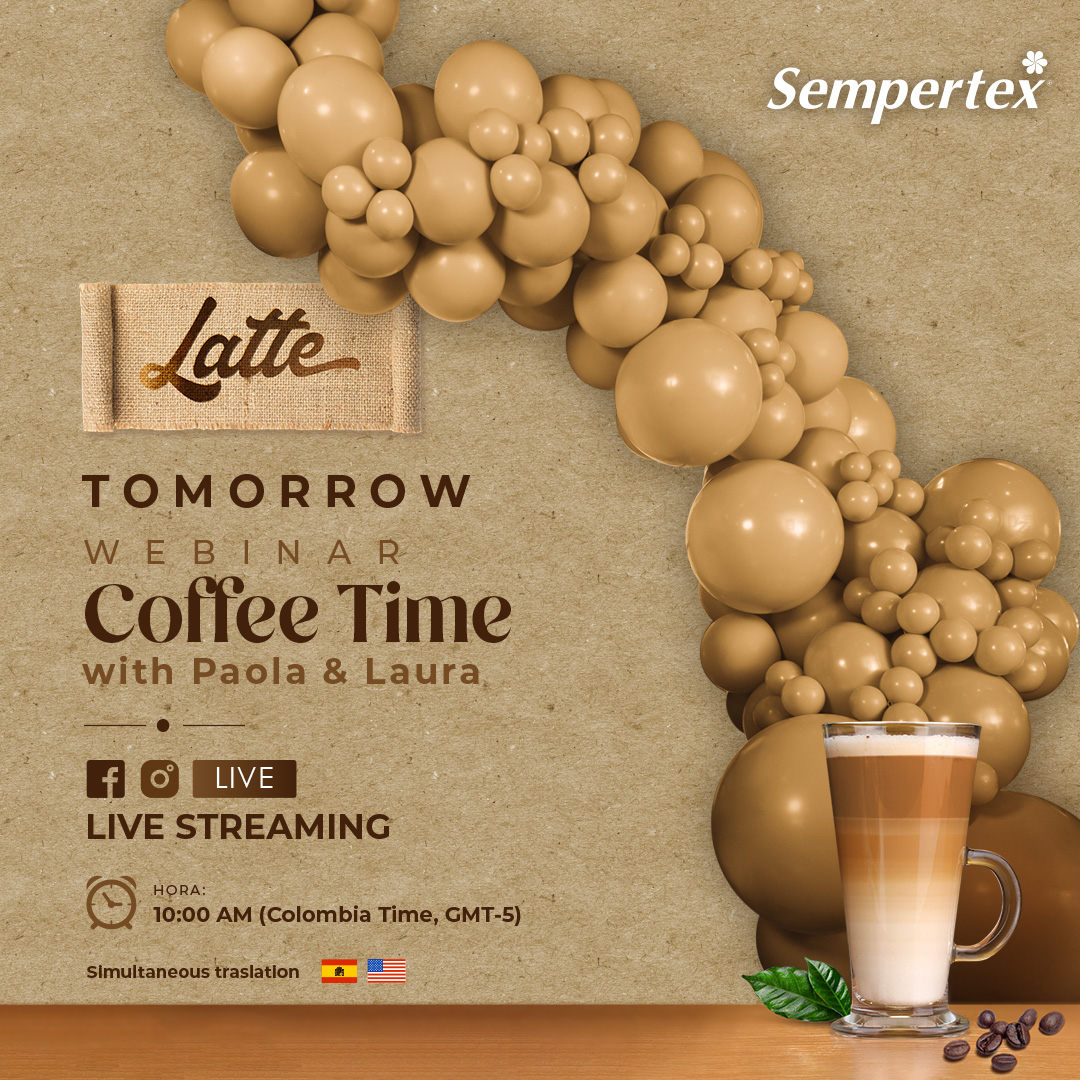 Шар (5''/13 см), Кофе Латте (073), пастель, 100 шт.