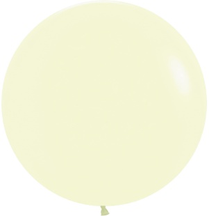 Шар (24''/61 см), Светло-желтый (620), макарунс, 3 шт.
