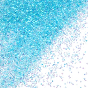 Конфетти фольга Цилиндр, Голубой, Перламутр, 0,2 см, 20 г.