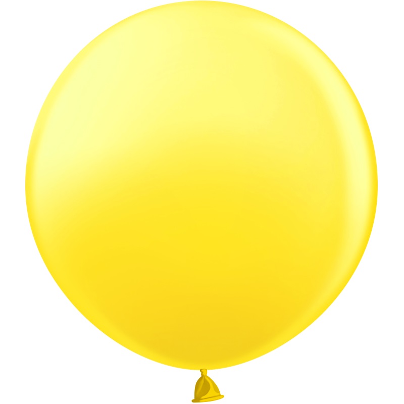Шар (36''/91 см), Желтый, пастель, 3 шт.