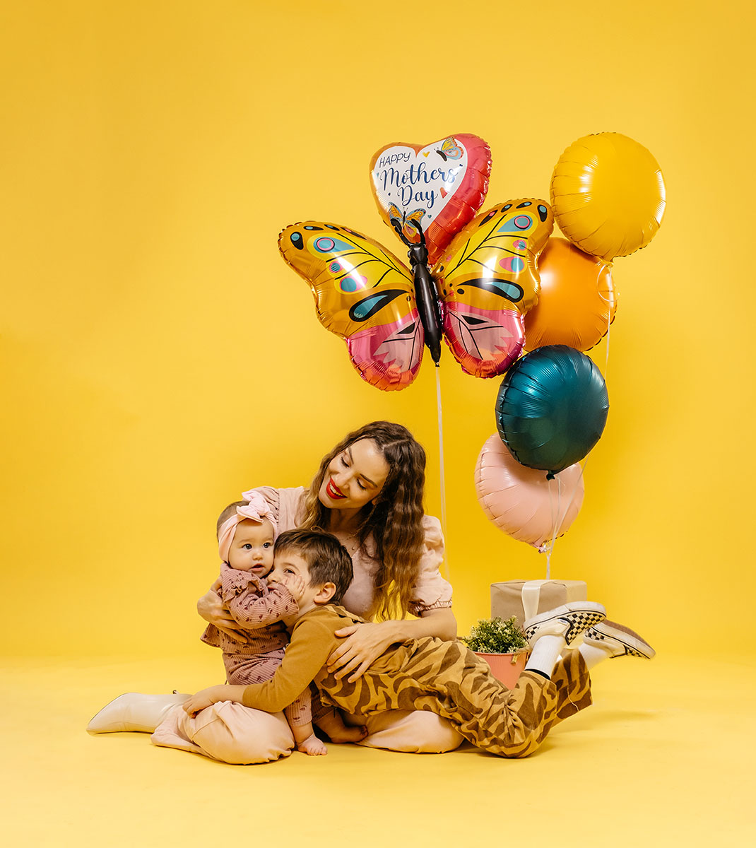 Шар (18''/46 см) Круг, Индиго, Сатин, 1 шт.