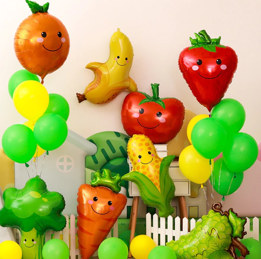 Шар (28''/71 см) Фигура, Клубника, 1 шт.