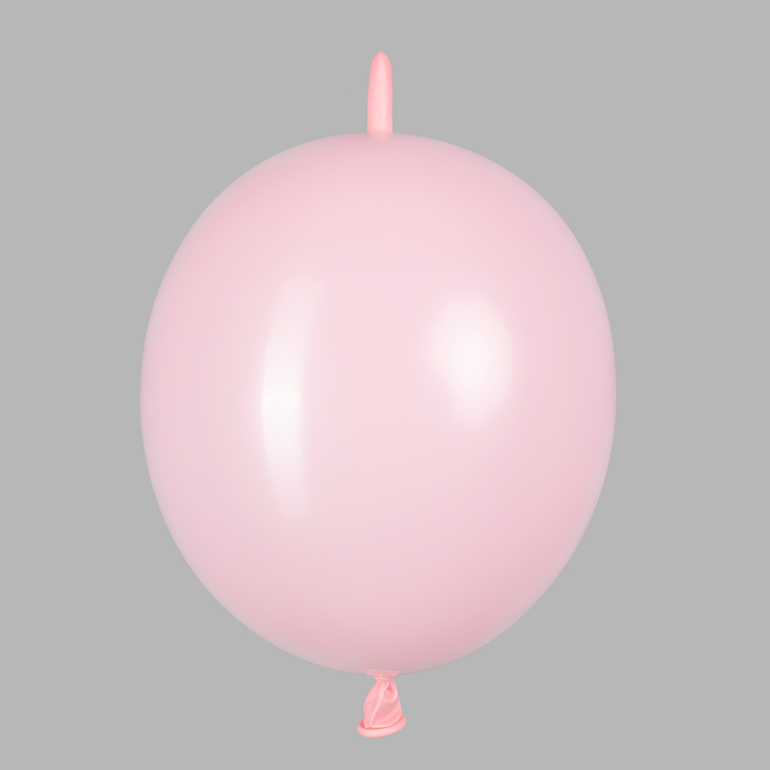 Шар (12''/30 см) Линколун, Светло-розовый, пастель, 50 шт.