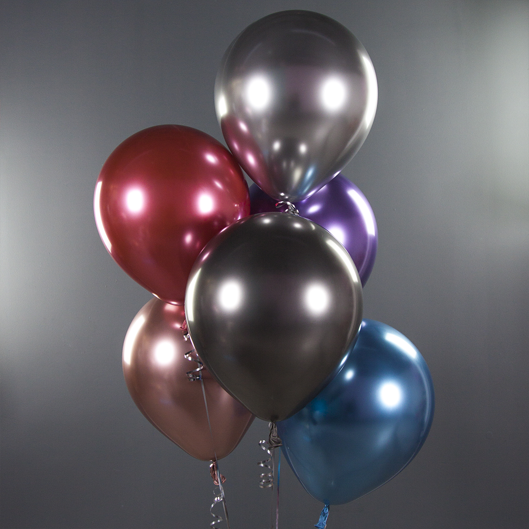 Шар (18''/46 см), Розовое золото (526), хром, 6 шт.